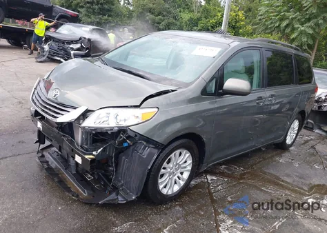 2013 Toyota Sienna Xle V6 8 Passenger from USA, damaged, VIN 5TDYK3DC5DS329850